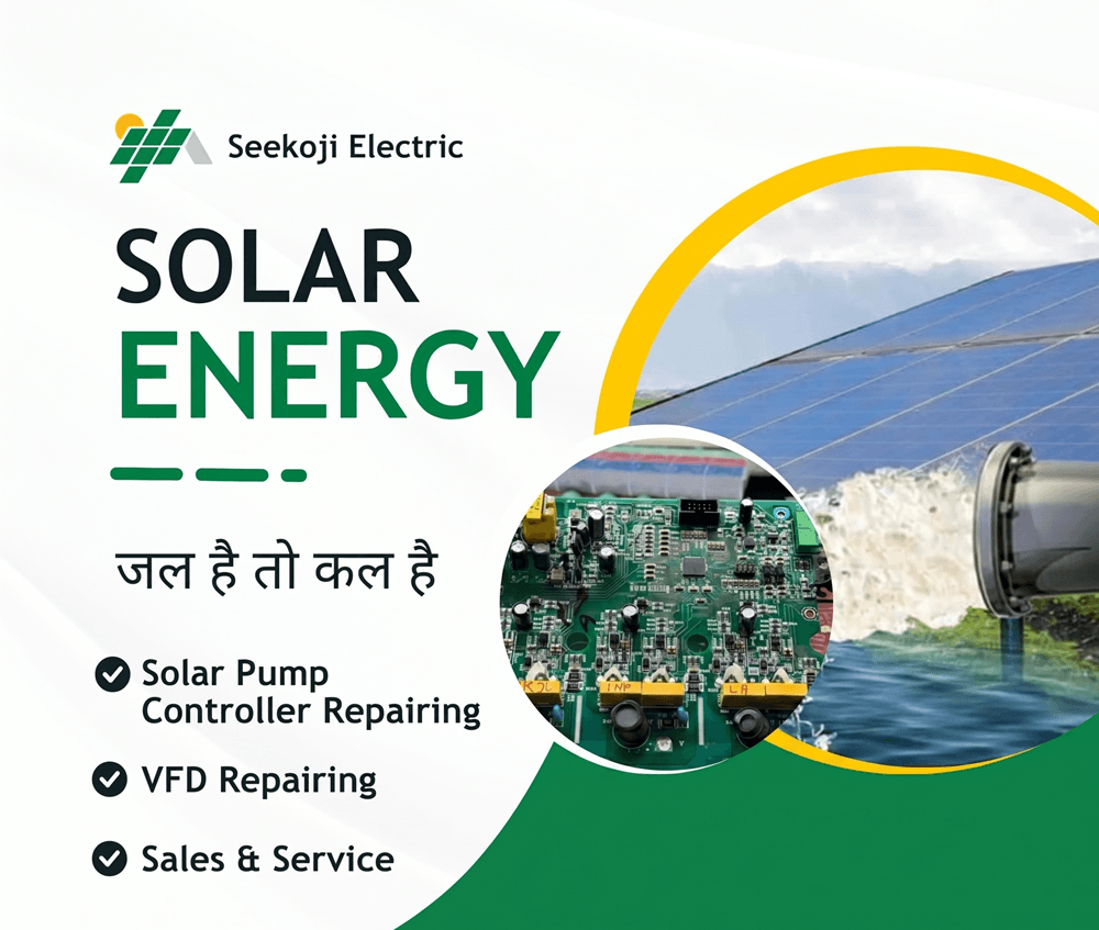 Solar Controllers and VFD Banner
